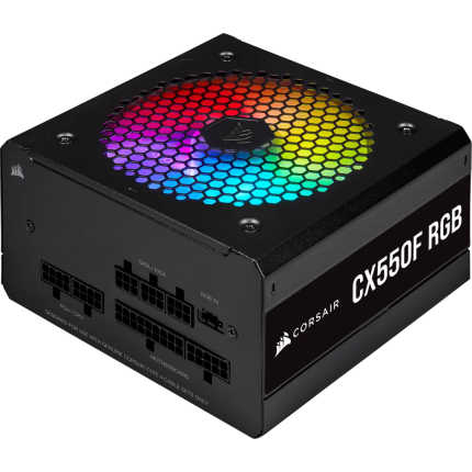Corsair CX Series CX550F RGB — 550 Watt 80 Plus Bronze