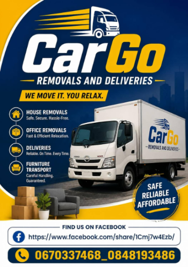 Cargo Removals and Deliveries showcase 1