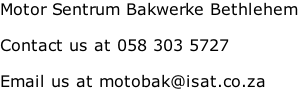 Motor Sentrum Bakwerke showcase 1
