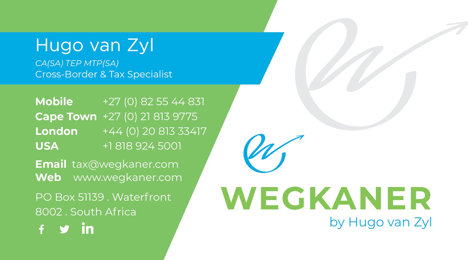 Hugo van Zyl @Wegkaner Taxforum showcase 1