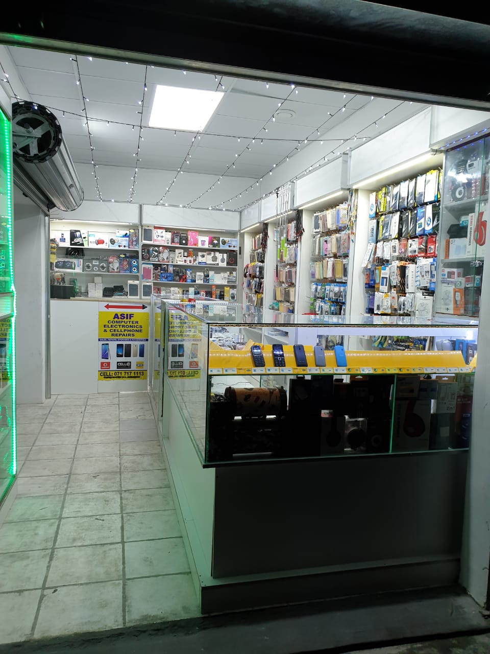 Asif Computers Electronics and cellphones repair center showcase 1