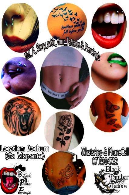 Black Panther Piercings showcase 1