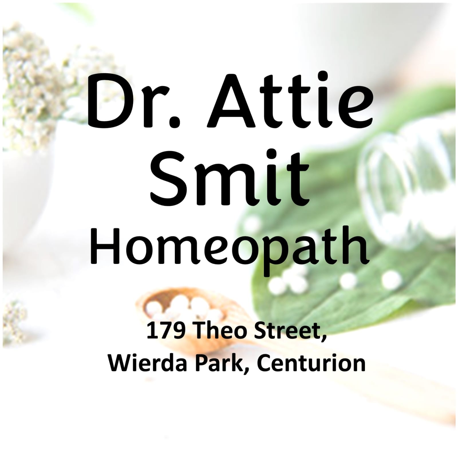 Dr Attie Smit - Homeopath showcase 1